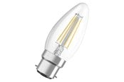 LED-lyspære - Osram LED-lyspære Candle Filament 4W/827 (40W) Clear B22d - 4058075437166