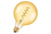 LED-lyspære - Osram LED-lyspære Vintage 1906 Globe125 Spiral Filament 4W/820 (28W) Gold Dimmable E27 - 4058075270008