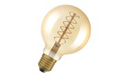 LED-lyspære - Osram LED-lyspære Vintage 1906 Globe95 7W/822 (48W) Gold Dimmable E27 - 4058075761636