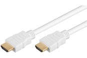 Skjermkabel - Pro HDMI 2.0 - Skjermkabel - 3m - Hvit - HDMI20W-3