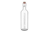 Kjøkkentilbehør - Luigi Bormioli Hydrosommelier Bottle with patent stopper Dia 8.5 x 33.8 cm 1 liter Clear - 0032622022207