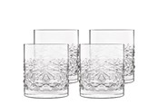 Servering & Servise - Luigi Bormioli Mixology textures Water glass/whiskey glass 10 cm 38 cl 4 pcs. Clear - 17355