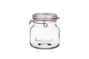 Kjøkkentilbehør - Luigi Bormioli Lock Eat Jam jar with patent lid chubby Dia 14.5 x 15.5 cm 1.5 liter Clear - 17309