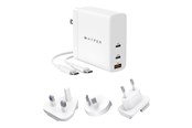 Mobil - Adaptere og ladere - Hyper Juice power adapter - GaN - 2 x USB-C - 140 Watt - HJG140WW