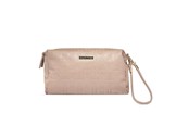 Annen personlig pleie - Gillian Jones Natascha Cosmetics bag in cream with embossed - 10454-51