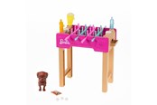 Dukker, Bamser & Utstyr - Barbie Mini Playset With Pet Accessories And Working Foosball Table - 0887961903959