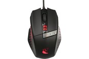 Mus - Konix Drakkar Souris Runemaster Gaming Mouse (Black/Red) - Gaming mus - Optical / gyroscopic - 7 - Svart med rødt lys - 3328170270304