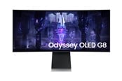 Skjerm - 34" Samsung Odyssey G8 - 3440x1440 (UWQHD) - 175Hz - OLED - 65W PD USB-C - Curved - LS34BG850SUXEN