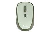 Mus - Trust Yvi+ - mouse - silent - 2.4 GHz - green - Mus - Optisk - 4 - Grønn - 24552