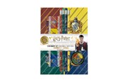 Skole - Cinereplicas Harry Potter Stationery Set - Hogwarts houses - 4895205605350