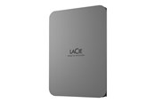 Hard drive - External - LaCie Mobile Drive Secure - Ekstern Harddisk - 4TB - Grå - STLR4000400