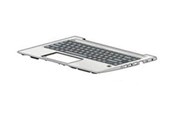 Tastatur - HP - notebook replacement keyboard - with ClickPad - Nordic - with top cover - Bærbart tastatur - til utskifting - Nordisk - L44588-DH1