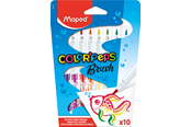 Skrive- & Tegneverktøy - Maped Color'Peps Brush Felt-pens x10 - 848010