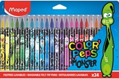 Skrive- & Tegneverktøy - Maped Color'Peps Monster Felt-pens x 24 - 845401