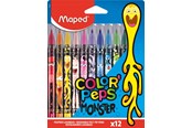 Skrive- & Tegneverktøy - Maped Color'Peps Monster Felt-pens x 12 - 845400