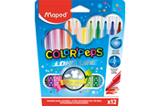 Skrive- & Tegneverktøy - Maped Color'Peps Long Life felt-pens x12 - 845020