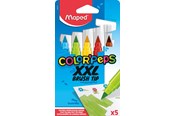 Skrive- & Tegneverktøy - Maped Color'Peps XXL Brush Tip felt-pens x5 - 844705