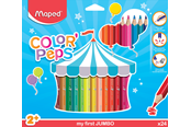 Skrive- & Tegneverktøy - Maped Color'Peps My first Jumbo Colour pencils x24 - 834013