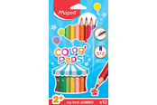 Skrive- & Tegneverktøy - Maped Color'Peps My first Jumbo Colour pencils x12 - 834010