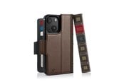 Mobil - Deksel og etui - Twelve South BookBook with MagSafe for iPhone 14 - Brown - TS-2222