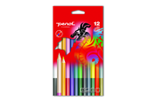 Skrive- & Tegneverktøy - Penol Colour pencils Jumbo Duo x12 - 16000116