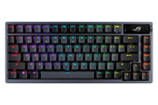 Tastatur - ASUS ROG AZOTH 75% Wireless DIY Custom RGB - Gamingtastatur - Uten numpad - Nordisk - Svart - 90MP0316-BKNA01