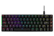 Tastatur - ASUS ROG FALCHION ACE 65% Black RGB Compact USB-C - ND - Gamingtastatur - Nordisk - Svart - 90MP0346-BKNA01