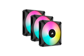 Kabinettvifte - Corsair iCUE AF120 RGB ELITE - 3-pack - Black - Kabinettvifte - 120mm - Svart med RGB LED-lys - 34 dBA - CO-9050154-WW