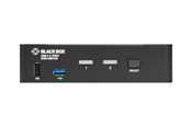 KVM-switch - Black Box USB-C 4K KVM Switch 2-Port - KVM switch - 2 ports - TAA Compliant - KVMC4K-2P