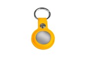 Mobil - Andre tilbehør - Light Solutions Airtag Key Ring - Leather - Yellow - 5714255006834