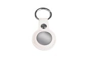 Mobil - Andre tilbehør - Light Solutions Airtag Key Ring - Leather - White - 5714255006827