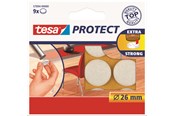 Dekorasjon - tesa Protect Anti-scratch felts Ø 26mm White - 57894-00000-01