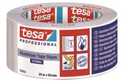 Tape & Lim - tesa Aluminum Tape Strong  50mµ Liner 25m x 50mm - 63652-00001-01