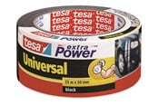 Tape & Lim - tesa Duct Tape extra Power Universal 25m x 50mm Black - 56388-00001-08