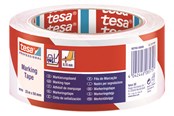 Tape & Lim - tesa Floor Marking Tape 33m x 50m Red-White - 60760-00088-15