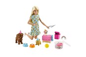 Dukker, Bamser & Utstyr - Barbie Doll And Puppy Party Playset (Blonde) - GXV75