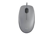 Mus - Logitech M110 Silent - mouse - USB-A - mid grey - Mus - Optisk - 3 knapper - Grå - 910-006760