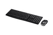 Tastatur - Logitech MK270 Wireless Combo - keyboard and mouse set - Czech - Tastatur & Mussett - Tsjekkisk - Svart - 920-004527