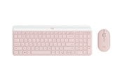 Tastatur - Logitech Slim Wireless Combo MK470 - Tastatur & Mussett - Universal - Rosa - 920-011322