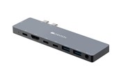 Dokkingstasjon - Canyon DS-8 - docking station - USB-C x 2 - 2 x HDMI - CNS-TDS08DG