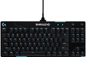 Tastatur - Logitech G PRO X Shroud edition - Gamingtastatur - Uten numpad - Amerikansk Engelsk - Svart - 920-009849