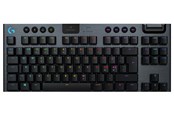 Tastatur - Logitech G915 TKL Tenkeyless LIGHTSPEED Wireless RGB Mechanical Gaming Keyboard - keyboard - QWERTY - UK - carbon - Gamingtastatur - Engelsk - Storbritannia - Svart - 920-009535