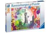 Puslespill - Ravensburger New York Postcard - 17379