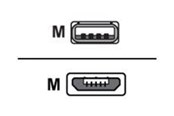 USB - Baseus Cafule - USB cable - Micro-USB Type B to USB - 1 m - CAMKLF-B91