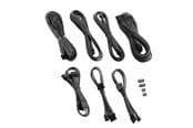 Strømkabel (intern) - CableMod C-Series Pro ModMesh 12VHPWR Cable Kit for Corsair RM RMi RMx (Black Label) - Dark Gray - CM-PCSR-16P3KIT-NKC-R