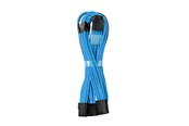 Strømkabel (intern) - CableMod Pro ModMesh 12VHPWR to 3x PCI-e Cable - 45cm Blue - CM-PCAB-16P3-N45KLB-5PC-R