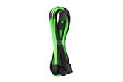 Strømkabel (intern) - CableMod Pro ModMesh 12VHPWR to 3x PCI-e Cable - 45cm Black and Green - CM-PCAB-16P3-N45KKLG-5PK-R