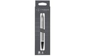 Skrive- & Tegneverktøy - Parker IM Ballpoint Pen | Stainless Steel with Chrome Trim | Medium Point with Blue Ink Refill - 2150841