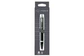 Skrive- & Tegneverktøy - Parker IM Ballpoint Pen | Matte Black with Chrome Trim | Medium Point with Blue Ink Refill - 2150846