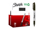 Skrive- & Tegneverktøy - Sharpie Permanent Markers | Fine Point | Black | 36 Count - 2025040